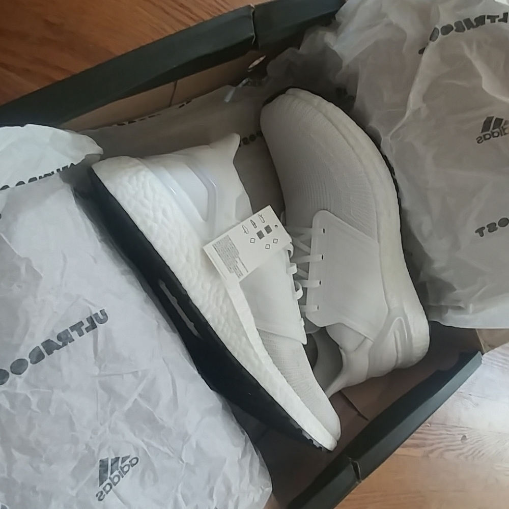 Adidas UltraBoost 20 New White size 14